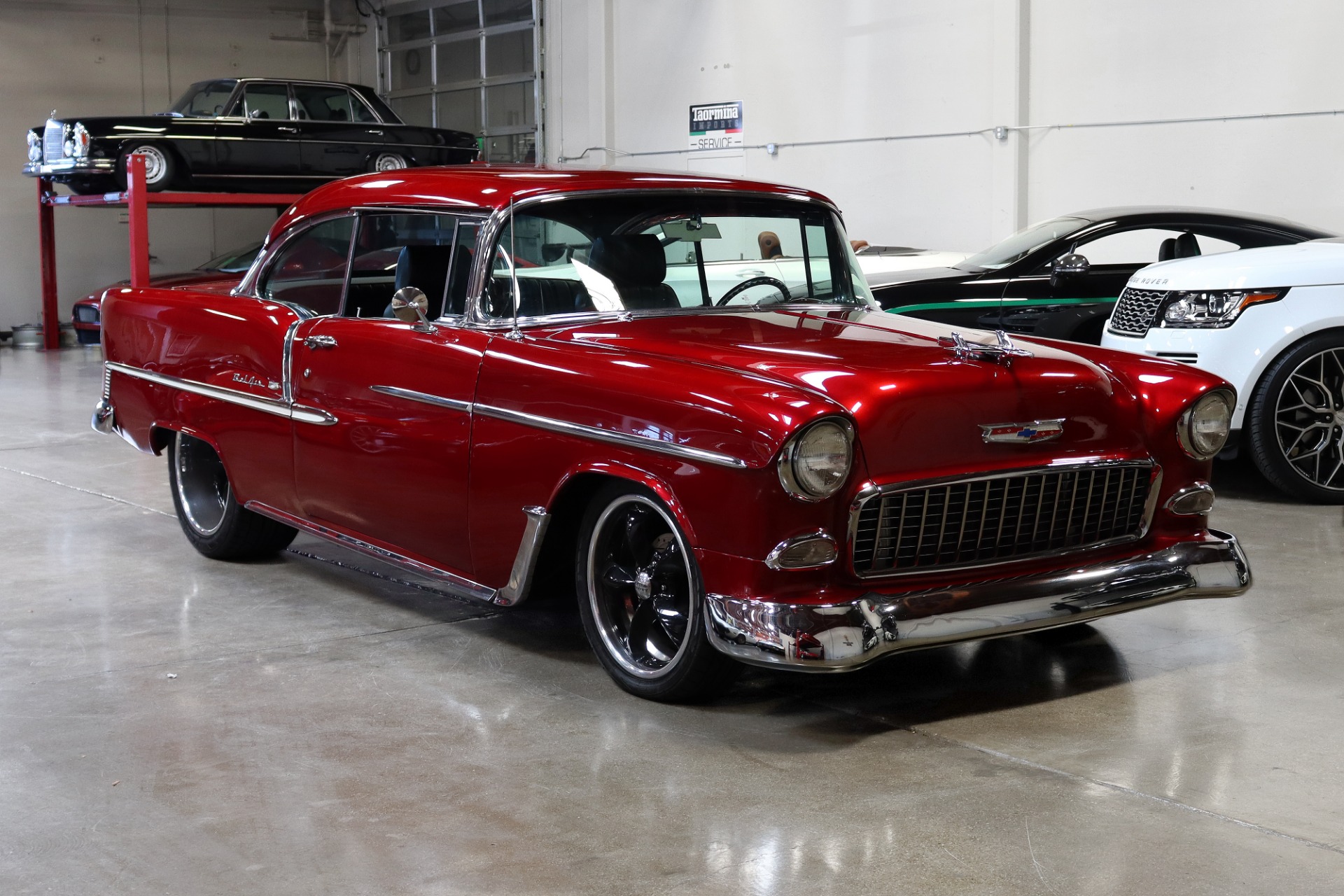 Used 1955 Chevrolet Bel Air Black for sale Sold at San Francisco Sports Cars in San Carlos CA 94070 1