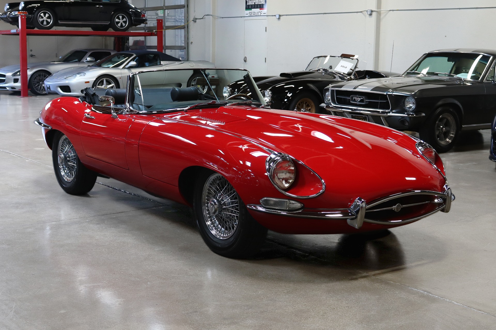 Used 1968 Jaguar E-Type Series 1 1/2 4.2 OTS for sale Sold at San Francisco Sports Cars in San Carlos CA 94070 1