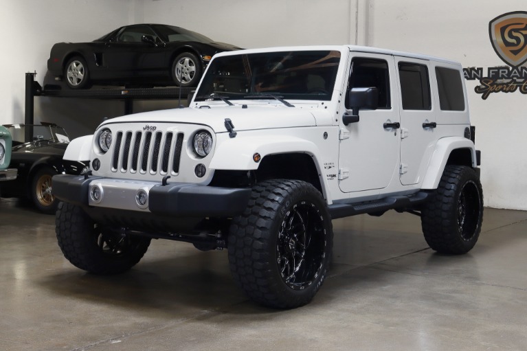 Used 2018 Jeep Wrangler JK Unlimited Sahara for sale Sold at San Francisco Sports Cars in San Carlos CA 94070 3