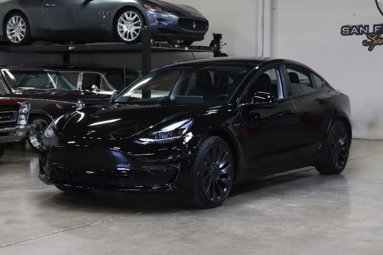 Used 2021 Tesla Model 3 Performance for sale Sold at San Francisco Sports Cars in San Carlos CA 94070 3
