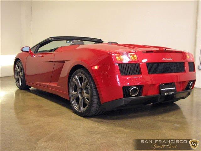 Used 2008 Lamborghini Gallardo Spyder for sale Sold at San Francisco Sports Cars in San Carlos CA 94070 4