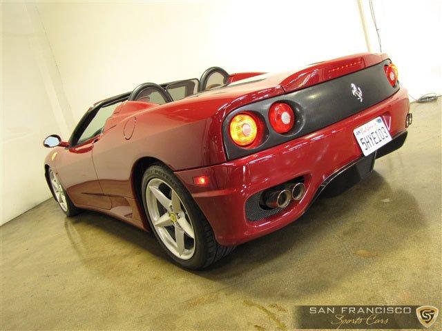 Used 2004 Ferrari 360 Spider for sale Sold at San Francisco Sports Cars in San Carlos CA 94070 4