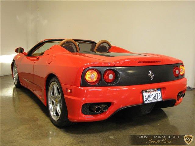 Used 2004 Ferrari 360 Spider for sale Sold at San Francisco Sports Cars in San Carlos CA 94070 4