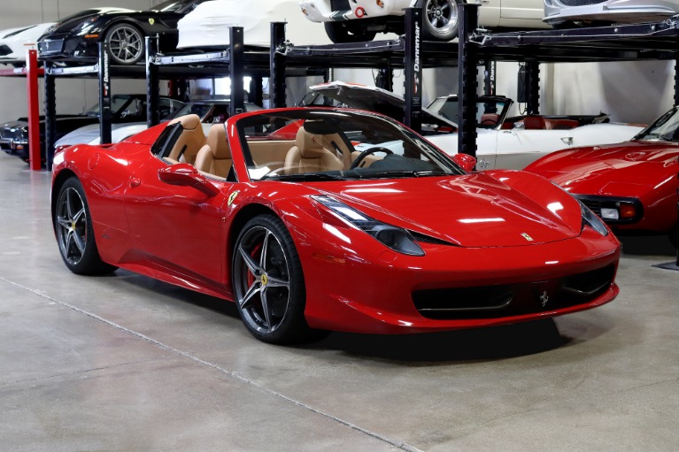 Used 2013 Ferrari 458 Spider for sale Sold at San Francisco Sports Cars in San Carlos CA 94070 1