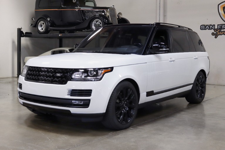 Used 2017 Land Rover Range Rover Supercharged LWB for sale Sold at San Francisco Sports Cars in San Carlos CA 94070 3